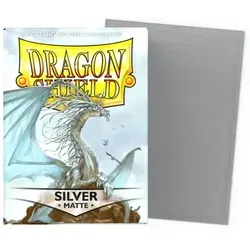 Dragon Shield: Silver - Matte Sleeves - Standard Size