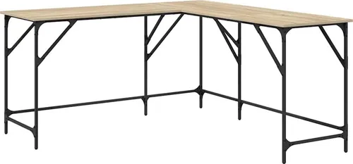 vidaXL Schreibtisch Sonoma-Eiche 149x149 cm