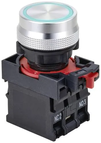 TRU COMPONENTS TC-10091048 ONPOW26-11E/B/12V Druckschalter 250V 5A 1 x Ein/(Ein) tastend Blau IP40 1St.