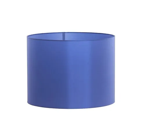 Dirk Davids Leuchten Lampenschirm Zylinder Blau 40x40x30cm - Moderner Lampenschirm für Stehleuchten in elegantem Blau. Ideal für stilvolle Akzente in Ihrem Wohnraum. Hergestellt aus hochwertigem Stoff mit stabilem Metallgestell.