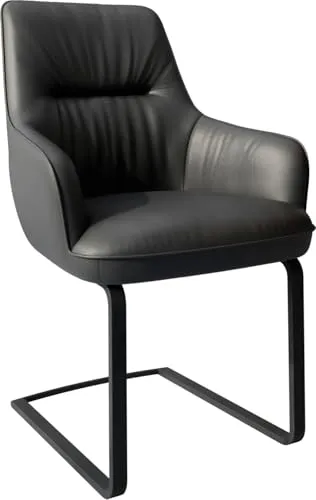 DELIFE Freischwinger Zelia-Flex in schwarz von Delife