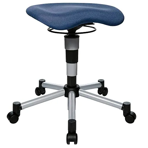 Topstar Hocker Body Balance 20 BAL27T26 royalblau - Bürostühle mit ergonomisch geformtem Sitz für maximalen Komfort und Bewegungsfreiheit. Ideal für bis zu 4 Stunden Nutzung, platzsparend und stilvoll.
