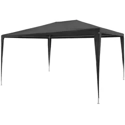 vidaXL Partyzelt 3x4m PE Anthrazit - Pavillon aus UV- und wasserbeständigem Material, ideal für Feste im Freien. Stabiler Rahmen aus rostbeständigem Stahl für langlebigen Einsatz.