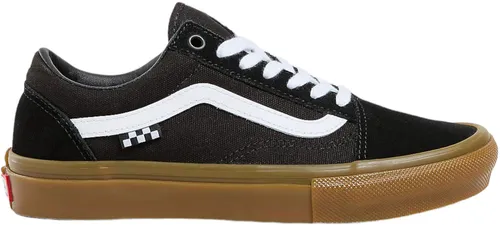 Vans Skate Old Skool Skateschuhe black/gum Gr. 9.0 - Sneaker mit verbesserter Performance und Komfort, ideal für Skater. Der neue Duracap-Shape bietet Atmungsaktivität und Haltbarkeit, während PopCush-Einlagen für weiche Landungen sorgen.