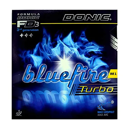 DONIC Belag Bluefire M1 Turbo Schwarz max.