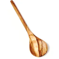 Kochlöffel aus Olivenholz mit rundem Stiel 35 cm