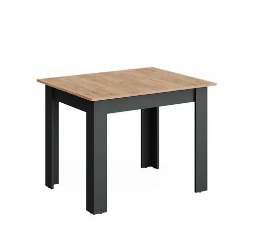 Vicco Esstisch Repose, Anthrazit/Goldkraft Eiche, 100 x 80 cm ausziehbar - Esstisch mit Ausziehfunktion, ideal für gemütliche Abende und flexible Essenssituationen. Modernes Design und großzügiger Platz für Familie und Freunde.