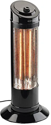 Sichler Haushaltsgeräte Infarotheizung: Infrarot-Heizstrahlersäule mit Oszillation, 600/1.200 Watt (Heizstrahler Innenraum, Heizstrahler Säule, Infrarotlampe)