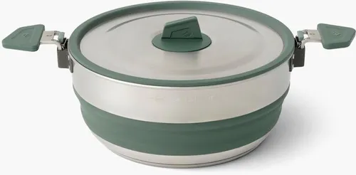 Sea to Summit Detour Topf, Edelstahl, faltbar, 3L in grün von Sea to Summit