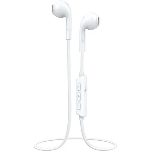 Vivanco Smart Bluetooth In-Ear Headset White - Kabelloses In-Ear Headset mit Mikrofon, ideal für Musikgenuss und Anrufe, elegante weiße Optik.