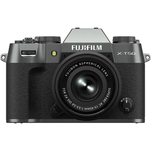 Fujifilm X-T50 + XC 15-45mm f3,5-5,6 anthrazit - Spiegellose Systemkamera mit erstklassiger Bildqualität und kompaktem Design, ideal für kreative Fotografie