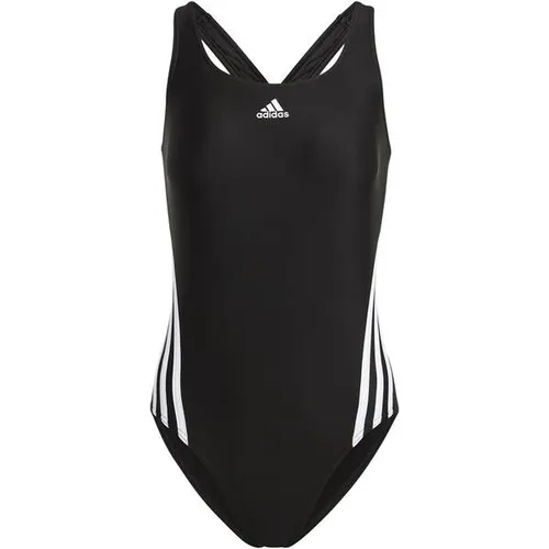adidas Damen Badeanzug, Black/White, Größe 44 - Damen Badeanzug aus chlorresistentem Infinitex Fitness Eco Material, ideal für Schwimmerinnen, mit H-förmigem Rückendesign und umweltfreundlichem, recyceltem Material.