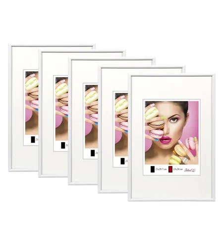 IDEAL TREND Bilderrahmen 2er 3er 5er Pack Photo Style Set Bilderrahmen Wanddeko Collage Poster, für 5 Bilder (5 St)