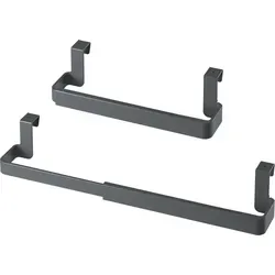 Metaltex Flex-Bar Handtuchhalter, ausziehbar 297543000 - Handtuchhalter, ausziehbar von 24 bis 40 cm, perfekt zum Einhängen an der Schranktür für platzsparende Lösungen in der Küche oder im Bad.
