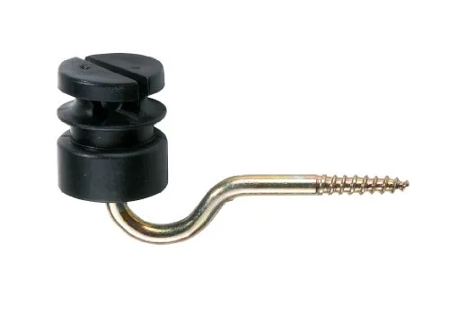 Kerbl Schlitzisolator, kurze Stütze, Isolator Isolatoren, Litze Draht, 25St