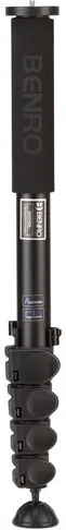 BENRO MAD49A Aluminium Einbeinstativ Adventure Serie 4 - Robustes Einbeinstativ mit 5 Segmenten und Flip Lock, ideal für Fotografen, die Flexibilität und Stabilität in der Natur suchen.