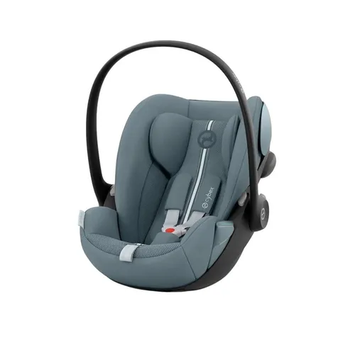 Cybex GOLD Babyschale Cloud G i-Size Stormy Blue Plus - i-Size Kindersitz für Babys von 0-13 kg, mit optimaler Seitenaufprallschutz und atmungsaktiver Luftzirkulation. Ideal für sicheres Reisen von Geburt bis 24 Monate.