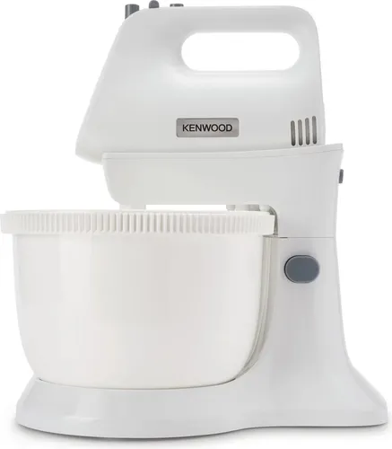 Kenwood Chefette Lite HMP32.A0WH - Handmixer und Küchenmaschine in Weiß - Knet- & Rührmaschinen mit 450 Watt Leistung, 5 Geschwindigkeiten und 3,4 l Schüssel für perfekte Ergebnisse bei jedem Backprojekt.