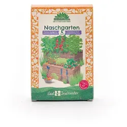 Die Stadtgärtner Gemüsesamen Saatgut-Set Naschgarten mit 6 BIO-Sorten, Tolles Garten-Geschenk, Samenfest, Ohne Gentechnik, Laborgeprüfte Keimrate