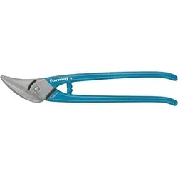 Idealschere links 260mm - Präzise Blechschneider - Schneidwerkzeuge für linkshändige Benutzer, ideal für Figurenschnitte und gerade Schnitte in Blech. Robuste Edelstahlkonstruktion und nachstellbare Gewerbeverschraubung für lange Lebensdauer und Komfort.