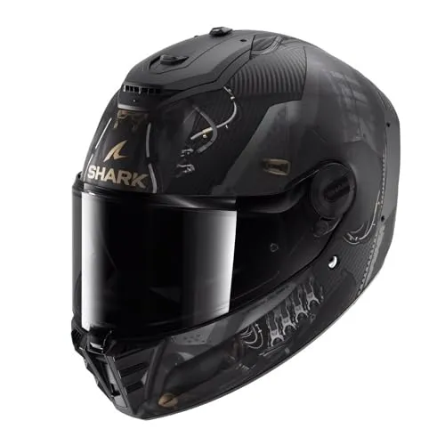 SHARK Integraler Motorradhelm SPARTAN RS CARBON XBOT DAC, M - Motorradhelm mit außergewöhnlicher Sicherheitsleistung, der die neue ECE 22-06-Norm übertrifft. Mit multiaxialer Verbundschale und extrem widerstandsfähigem Bildschirm für maximalen Schutz.