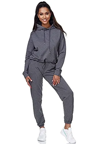Tazzio Jogginganzug F200 - Trainingsanzug SET Jogginghose & Hoodie S - Trainingsbekleidung aus 90% Baumwolle, sorgt für hohen Tragekomfort und ist ideal für Sport und Freizeit.
