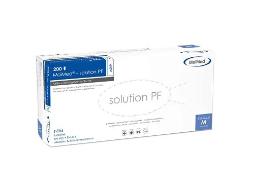 MAIMED solution PF Handsch. puderfrei XS white 200 St