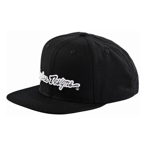 Troy Lee Designs 9Fifty Snapback Cap Signature Schwarz/Weiß