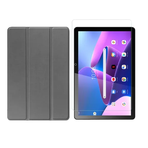 2in1 Set für Lenovo Tab M10 3. Gen. 2022 TB-328F 10.1 Zoll Hülle + Glas