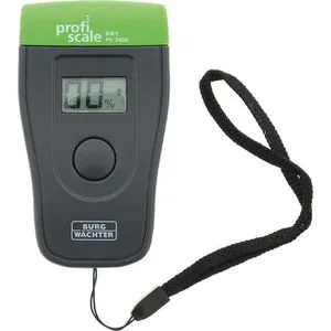 Burg-Wächter Feuchtemessgerät Dry PS 7400 - Feuchtigkeitsmessgerät für Holz und Baustoffe, invasive Messung bis 11 mm Tiefe, ideal zur Kontrolle der Materialfeuchtigkeit vor der Weiterverarbeitung.