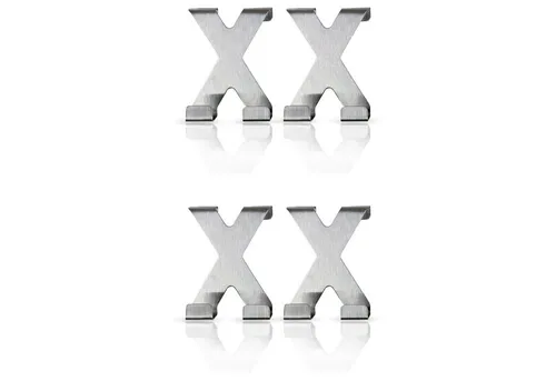 Bestlivings Türhaken Garderobenhaken zum einhängen, Badezimmer, Türen, Kleiderschränke, (4-St., (8 Haken), Garderobenhaken - Fensterhaken Metall ohne Bohren Kleben