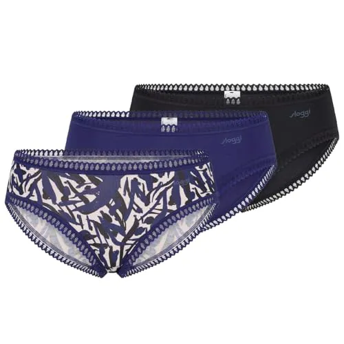 sloggi Hipster GO Crush (3er Pack) - Funktionsunterwäsche, elastisch und weich für optimalen Tragekomfort, ideal für den täglichen Gebrauch