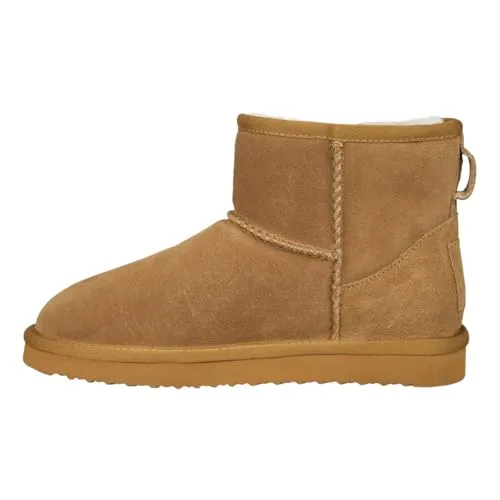 Piece of Mind Damen Winterstiefeletten Braun Leder 41