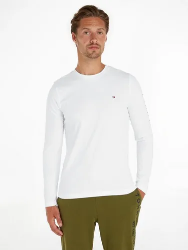 Tommy Hilfiger LOGO LONG SLEEVE TEE - Modisches Langarmshirt in SlimFit mit Logodruck, ideal für stilbewusste Outfits. Aus weicher Baumwollqualität für optimalen Tragekomfort.