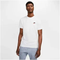 Nike Sportswear Club T-Shirt Herren - Weiß, Größe XL - Trainingsbekleidung, aus reiner Baumwolle für atmungsaktiven Komfort und vielseitigen Look – ideal für Alltag und Sport.