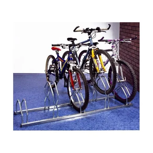 5er Fahrradparksystem für 5 Räder - Fahrradständer mit platzsparendem Design, geeignet für Reifentypen von 35-55 mm, korrosionsgeschützt und ideal für eine sichere und komfortable Fahrradablage.