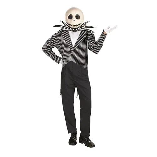Disguise Adult Jack Skellington Fancy dress costume Standard