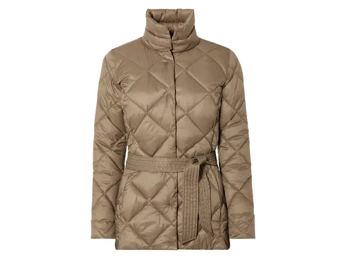 esmara Damen Jacke mit Gürtel (Beige, L(44/46))