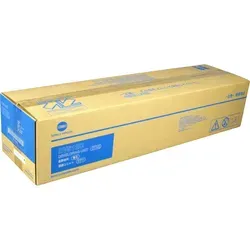 Konica Minolta Developer DV-512C A2XN0KD cyan - Sonstiges Druckerzubehör, hohe Kapazität von ca. 590.000 A4-Seiten bei 5%, ideal für effizientes Drucken in Büros mit Konica Minolta Geräten.