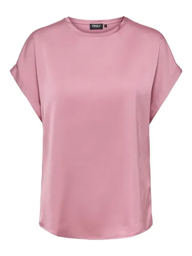 ONLY Langarmbluse ONLLIEKE S/S SATIN MIX TOP WVN NOOS lila M - Elegante Langarmbluse in Lila, aus hochwertigem Satin-Mix für einen stilvollen Look. Ideal für den Alltag oder besondere Anlässe.