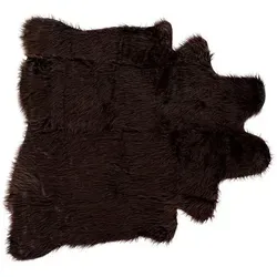 Teppich DKD Home Decor Braun 160 x 150 cm - Eleganter Teppich in Braun, 160 x 150 cm, ideal für gemütliche Wohnräume und sorgt für eine warme Atmosphäre.