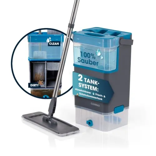 CLEANmaxx Komfort-Mopp DuoTank