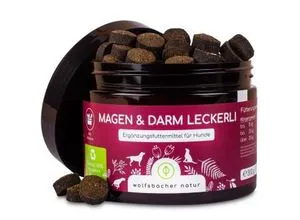 Magen & Darm Leckerli 1 St - Tiergesundheit: Rezeptfreier Snack von Wolfsbacher Natur zur Unterstützung der Magen- und Darmgesundheit für Ihr Haustier.