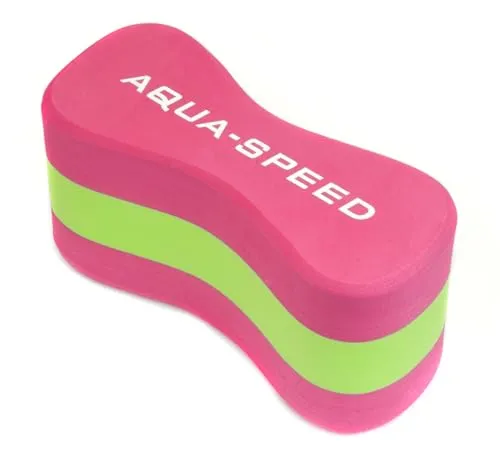 Aqua Speed Pull Buoy Trainingshilfe für Kinder & Erwachsene | Pullbuoy Schwimmen Damen Mädchen I Schwimmhilfe Auftriebshilfe I Swimming I Schwimmtraining | Eva-Schaum I Pink-Light Green