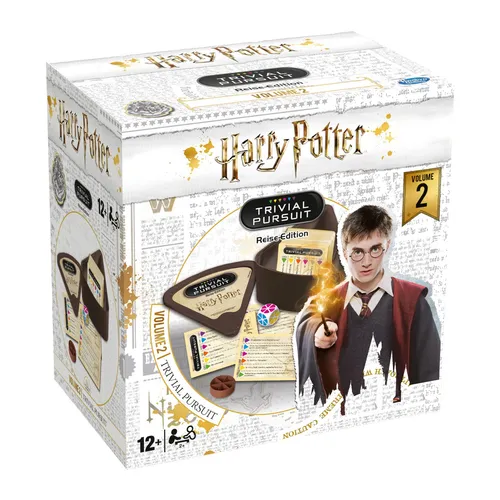 Winning Moves - Trivial Pursuit Harry Potter Vol. 2, 600 Fragen für wahre Fans, ideal für 2-6 Spieler ab 12 Jahren, im praktischen Pocket-Format
