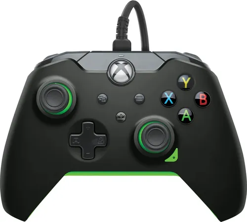 PDP verkabelter Controller Neon Schwarz für XBOX Series X|S - Controller für Xbox Series X & S mit kostenloser PDP Control Hub App zur Anpassung von Tasten und Triggern. Mit 3,5-mm-Audiobuchse und Share-Taste für einfaches Teilen von Inhalten.
