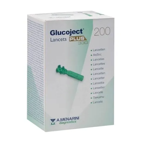 GLUCOJECT Lancets PLUS 33 G 200 St