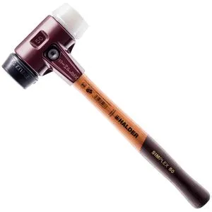 Halder Schonhammer Simplex 60 mm Gummi / Superplastik von Halder