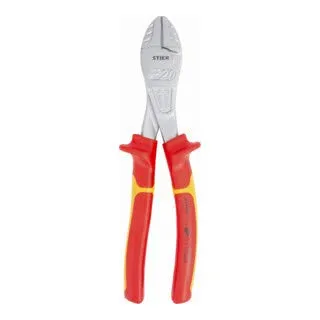 STIER Kraft-Seitenschneider 200 mm, VDE-geprüft - Forstwirtschaftliche Haken & Zangen, multifunktional und induktiv gehärtet für präzise Schnitte bis 2,5 mm Durchmesser, ideal für Profis und anspruchsvolle Anwender.