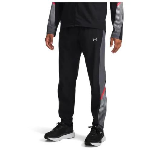 Under Armour Velociti Storm Laufhose Herren - Schwarz, Grau, Größe XXL - Laufbekleidung mit wasserabweisender Storm-Technologie für optimalen Wetterschutz und maximale Bewegungsfreiheit. Ideal für jedes Wetter und verbesserte Sichtbarkeit durch reflektierende Details.